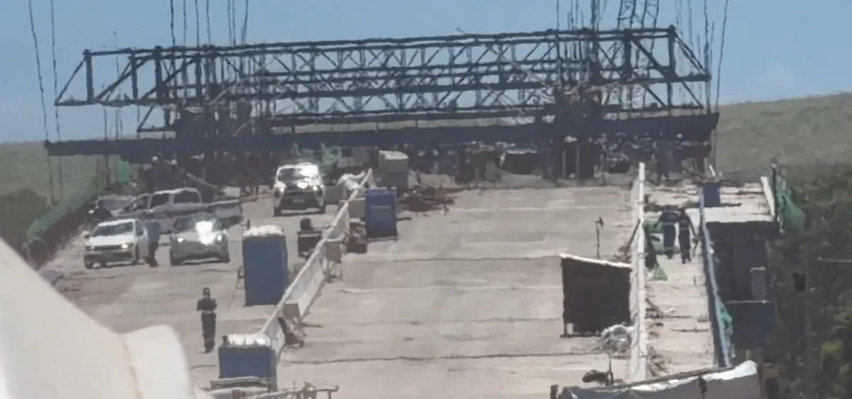 Desabamento em obra da Ponte do Futuro deixa três trabalhadores feridos